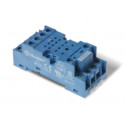 Finder 9563SMA Zócalo con bornes de jaula Serie 40.31 Azul