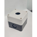 Huwulimeltc HB2-B02 Receptaculo para boton 22mm 2orificio  65x65mm